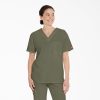 Unisex EDS Signature V-Neck Scrub Top