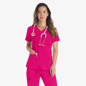 Women's EDS Essentials V-Neck Scrub Top