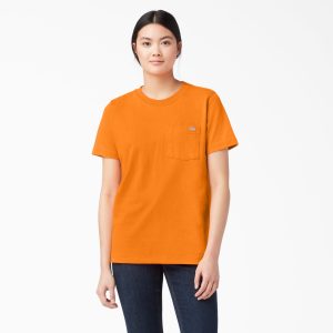 Women's Heavyweight Short Sleeve Pocket T-Shirt