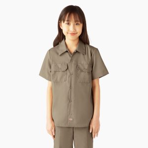 Kids' Short Sleeve Work Shirt