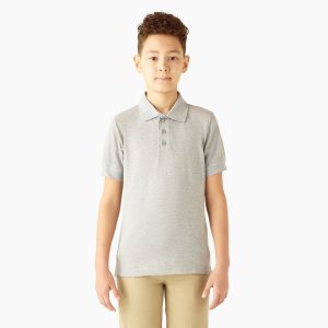 Kids' Piqué Short Sleeve Polo