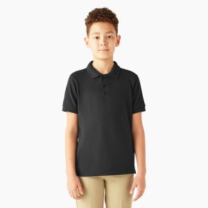 Kids' Piqué Short Sleeve Polo