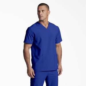 Unisex EDS Essentials V-Neck Scrub Top