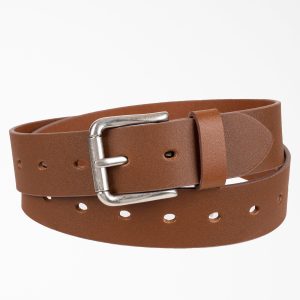 Women's Perforated Leather Belt
